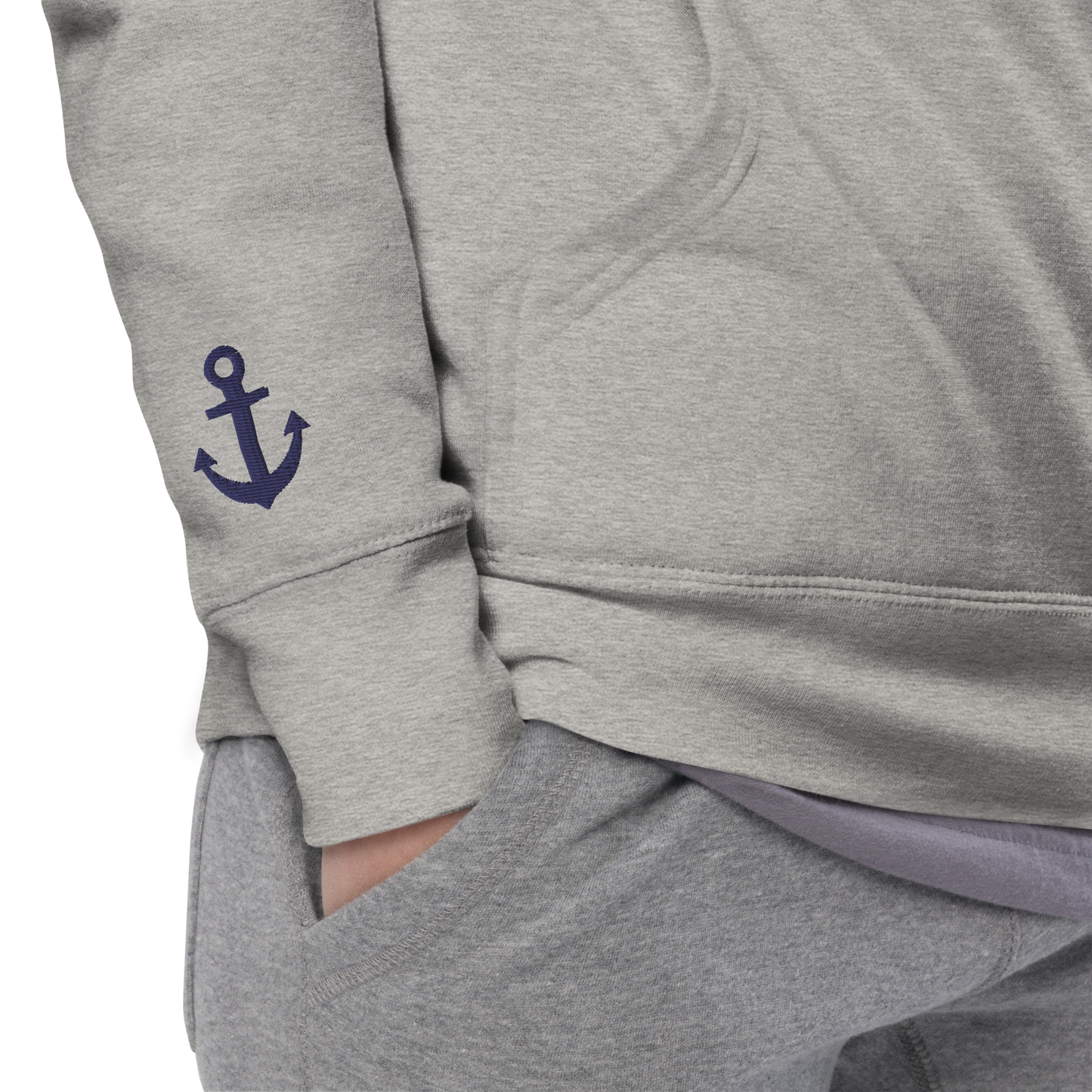 Anchor Hoodie (Unisex, Embroidered, Right Wrist)